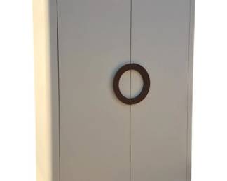 4335 - Chelsea House Double Door Armoire 65 x 44 x 16, interior shelves & drawer (slight chip)
