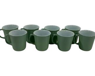 715 - 8 Pyrex Mugs 4"
