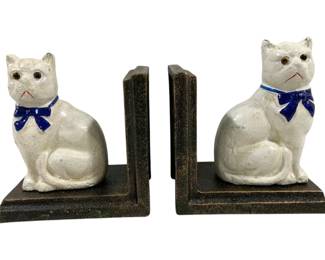 2207 - Cast Iron Cat Bookends 5 x 4
