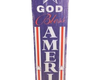 2554 - God Bless America Sign 48 x 12
