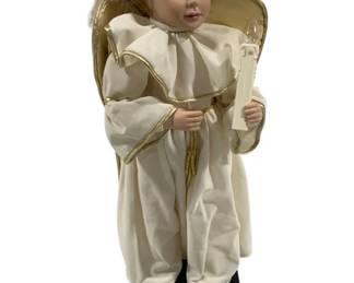 389 - Animatronic Angel - 24" tall used as-is electric/electronic/mechanical item - no guarantee all components, untested

