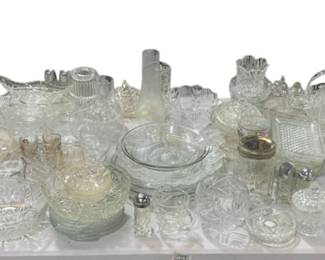1215 - Table Lot Glassware
