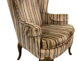 2351 - Queen Anne Wingback Chair 42 x 28 x 32
