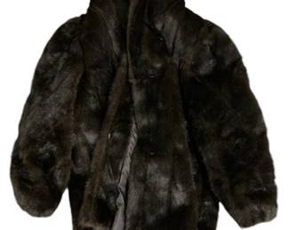 2133 - Vintage Faux Fur Coat by Olympia sz Medium
