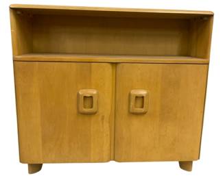2266 - Heywood Wakefield 2 Door Bookcase Cabinet 33 x 36 x 11
