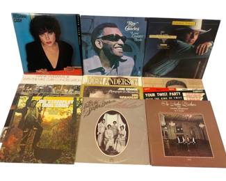 1145 - 12 Vintage LP Records
