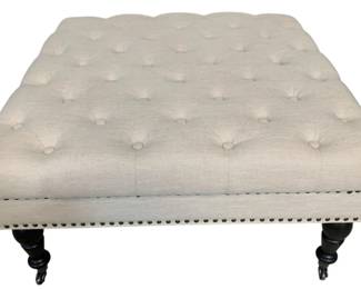 2416 - Powell Tufted Ottoman 18 x 34 x 34
