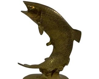 337 - Brass Fish 8"

