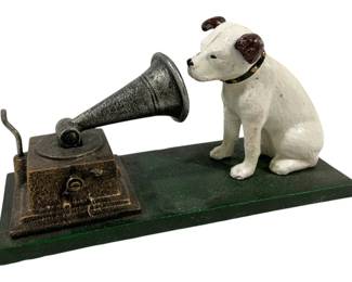 2194 - Cast Iron RCA Dog Figure 5 x 9

