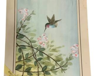 2140 - Hummingbird Watercolor 20 x 16
