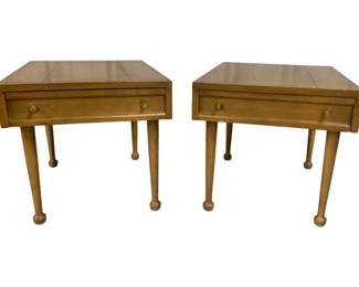 2268 - Merton Gershun American of Martinsville Tables 1 Drawer, 20 x 20 x 27
