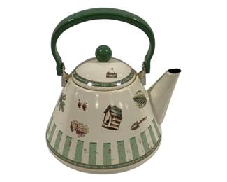 407 - Pfaltzgraff Naturewood Tea Kettle - 10 x 8
