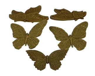 315 - 5 Butterfly Wall Hangings 6 x 7
