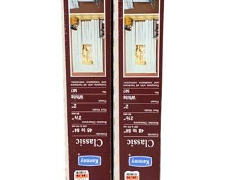 1206 - 2 Wall Pocket Curtain Rods in Boxes
