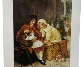 1137 - "Pets" Print, unframed 28 x 22
