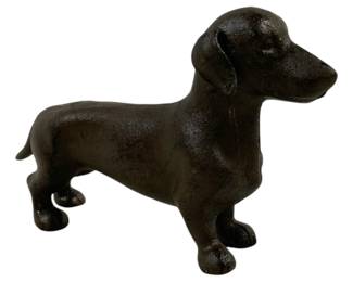 2182 - Cast Iron Daschund Dog 4 x 7
