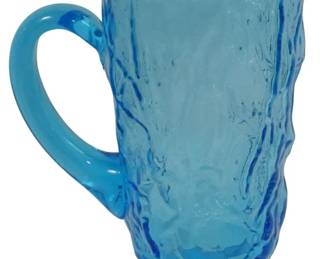 3253 - Morgantown Driftwood Blue Pitcher 8"
