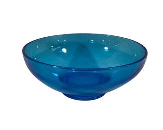 207x - Bluebell 1960s Glass Bowl 9 x 4
