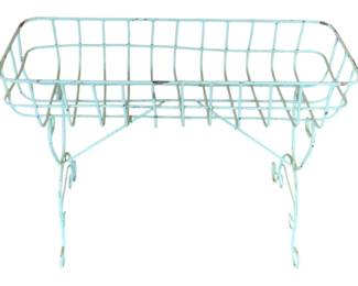 1574 - Rectangular Metal Wire Planter 24 x 32 x 12
