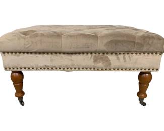2417 - Powell Tufted Ottoman 17 x 34 x 34
