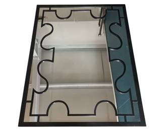 2625 - Chelsea House Vincennes Wall Mirror, Black 46 x 36
