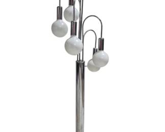 1850 - 1970s Robert Sonneman Waterfall Floor Lamp 62" Tall You are buying a used as-is electric/electronic item. We do not guarantee all components are present, and if it is not expressly stated, it is untested.

