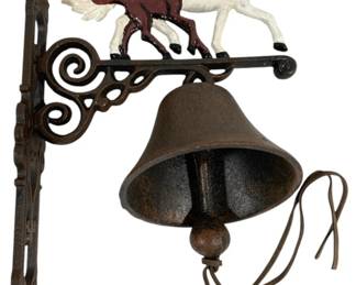 2216 - Cast Iron Horses Bell 14"
