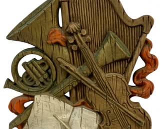 1092 - Vintage Wall Decor, Plastic, 21 x 15
