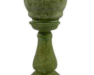 350 - Ceramic 2pc Jordaneire & Pedestal 24 x 10.5

