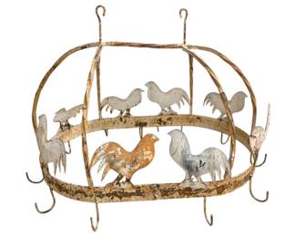 2371 - Metal Chicken Pot Rack 21 x 27 x 17

