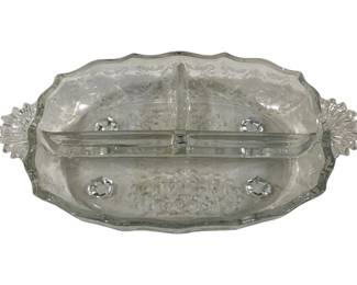 1426 - Fostoria Navarre Celery & Relish Tray 12 x 8
