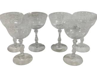1423 - 6 Fostoria Navarre Sherbets 6"
