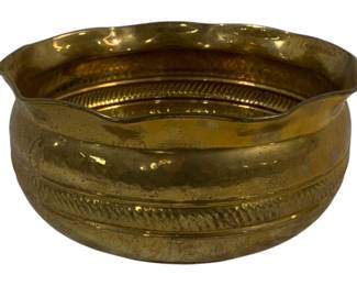 965 - Brass Planter 4.5 x 10.5
