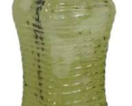 3204 - Chartreuse Green Genie Bottle Decanter 17"
