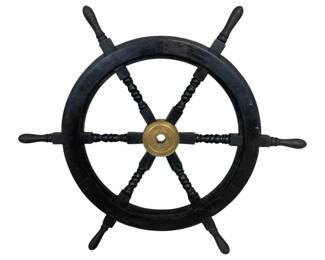 2435 - Wood Ship Wheel 30"
