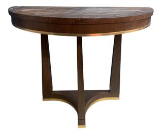 2597 - Chelsea House Wesley Demilune Table 32 x 40 x 20
