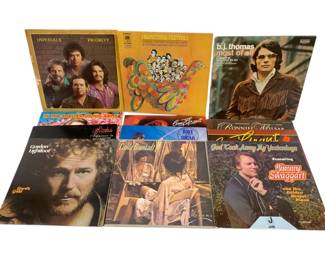 1108 - 12 Vintage LP Records
