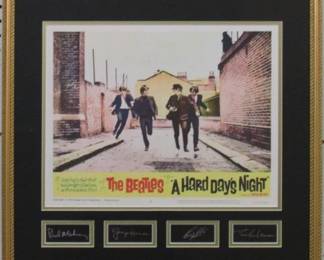 9069 - BEATLES HARD DAYS NIGHT 22 X 20.5
