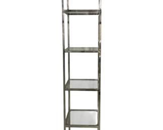 2156 - Chelsea House Shelf 86 x 16 x 16 includes 4 glass shelves
