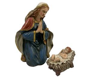 382 - Mary & Jesus Statues 11.5"
