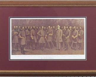 9140 - LEE AND HIS GENERALS 27 X 19
