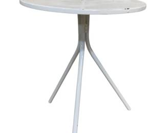 2468 - White Metal Table 24 x 16
