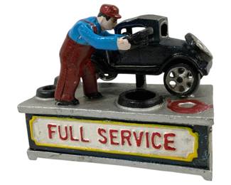 2195 - Cast Iron Mechanical Service Bank 5 x 7
