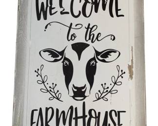 2423 - Welcome to the Farmhouse Wood Sign 24 x 15.5
