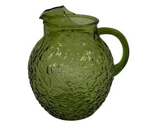 498 - Anchor Hocking Lido Milano Ball Pitcher 9.5"

