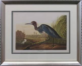 9006 - BLUE CRANE BY JOHN J AUDUBON 28.5 X 23
