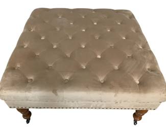 2415 - Powell Tufted Ottoman 17 x 34 x 34
