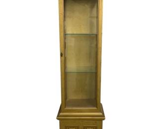 2014 - Decorative Curio Cabinet 70 x 18 x 12 2 glass shelves
