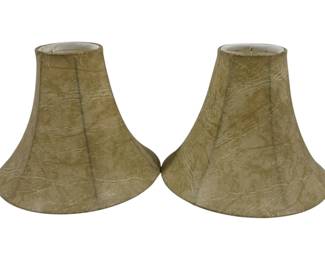 1049 - 2 Lampshades 9 x 10.5
