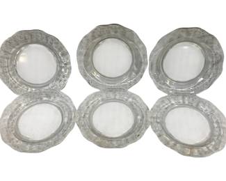 1425 - 6 Fostoria Navarre 8.5" Lunch Plates
